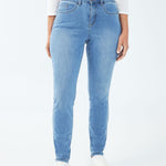 FDJ Olivia Slim Leg Jeans - Chambray - Juli's Wearable Art