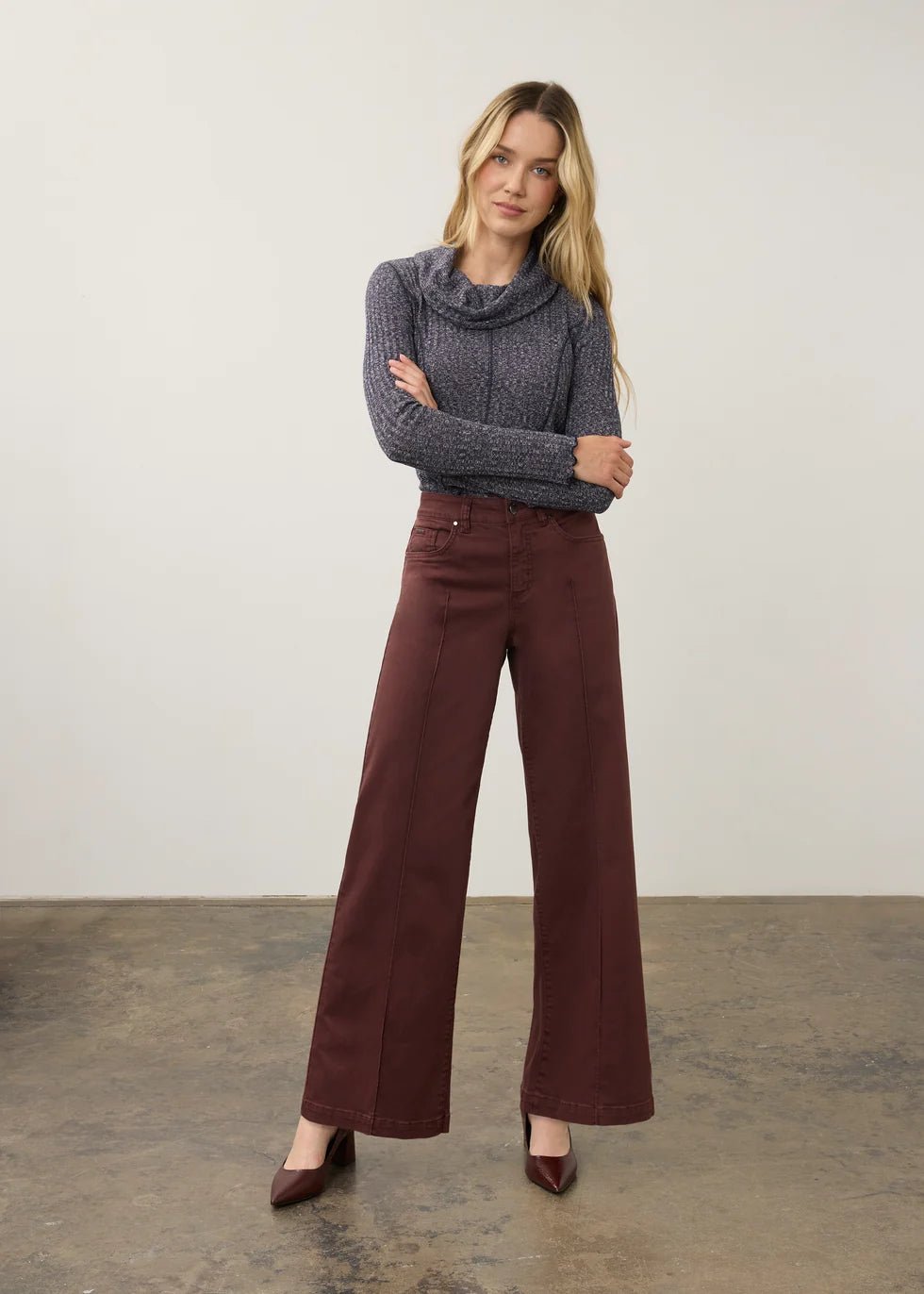 FDJ Olivia Wide Leg Denim | Fig