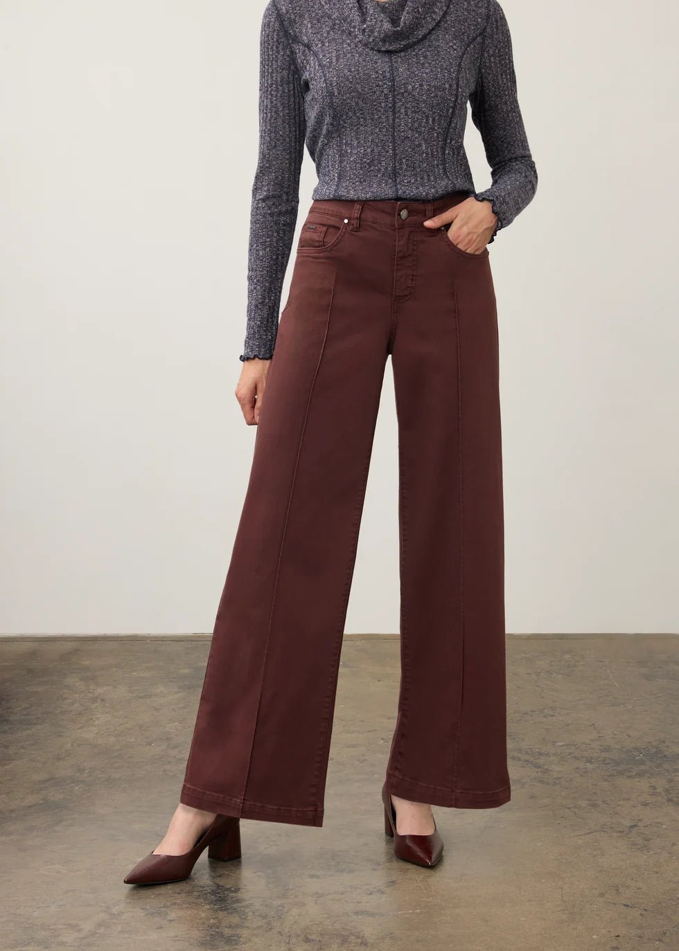 FDJ Olivia Wide Leg Denim | Fig