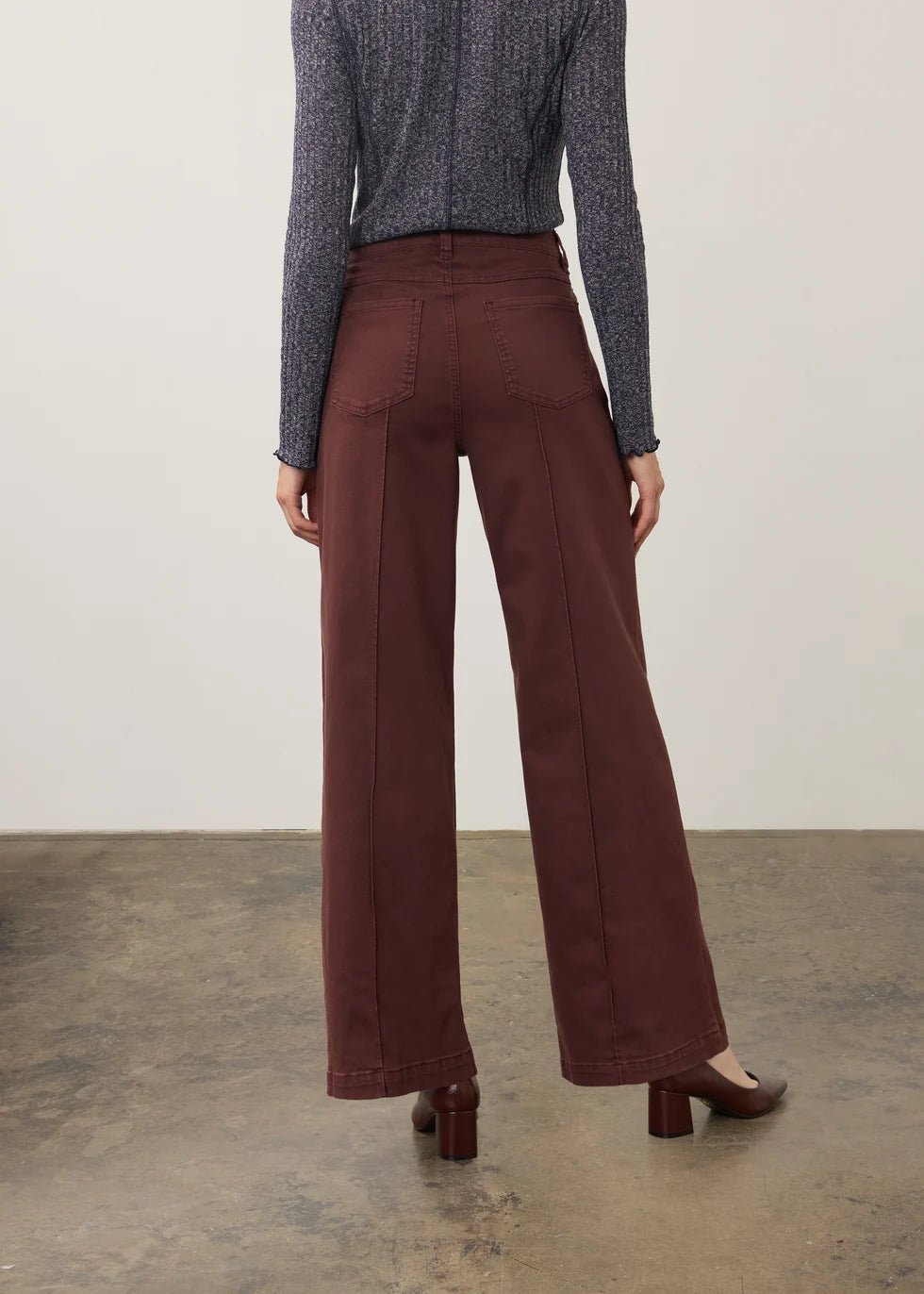 FDJ Olivia Wide Leg Denim | Fig - Juli's Wearable Art