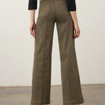 FDJ Olivia Wide Leg Denim | Olive - Juli's Wearable Art