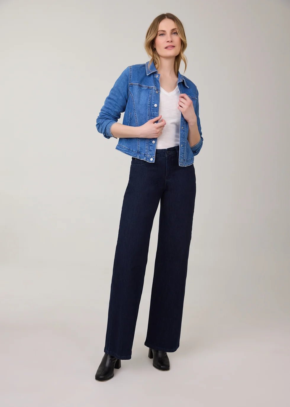 FDJ Olivia Wide Leg Denim | Pleasant
