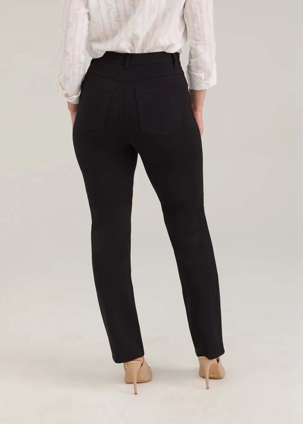 FDJ Ponte Suzanne Straight Leg Pant | Black - Juli's Wearable Art