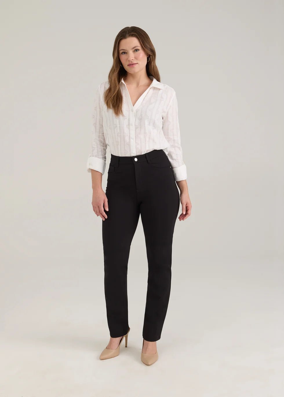 FDJ Ponte Suzanne Straight Leg Pant | Black