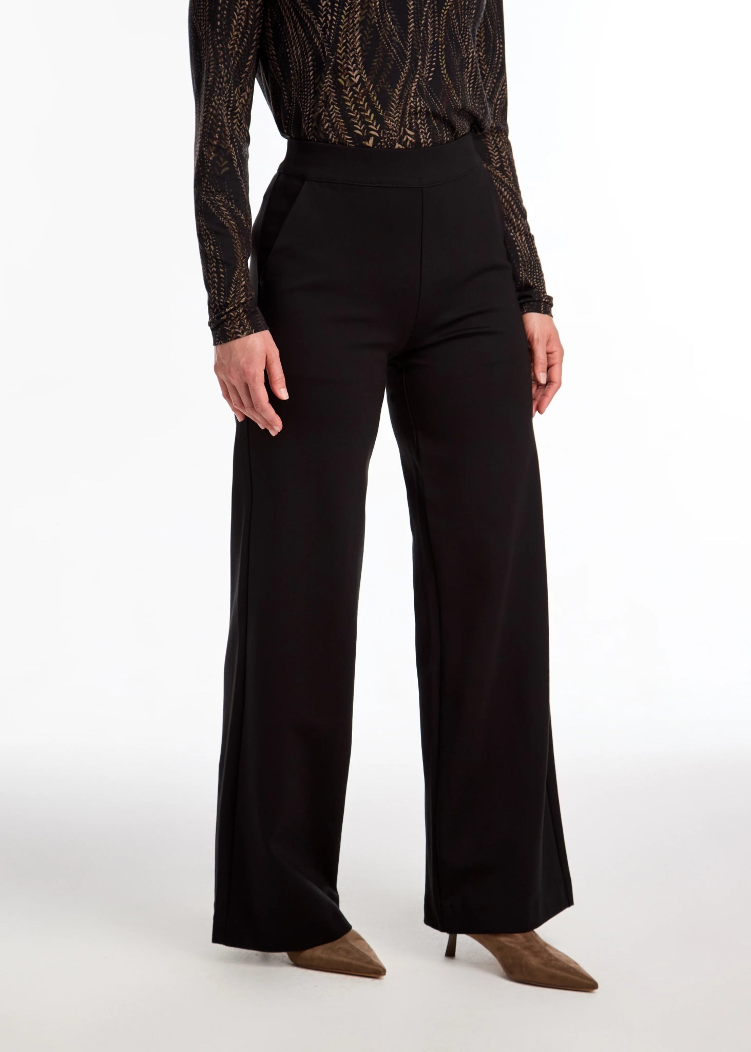 FDJ Pull - On Wide Leg Pant - Juli's Wearable Art