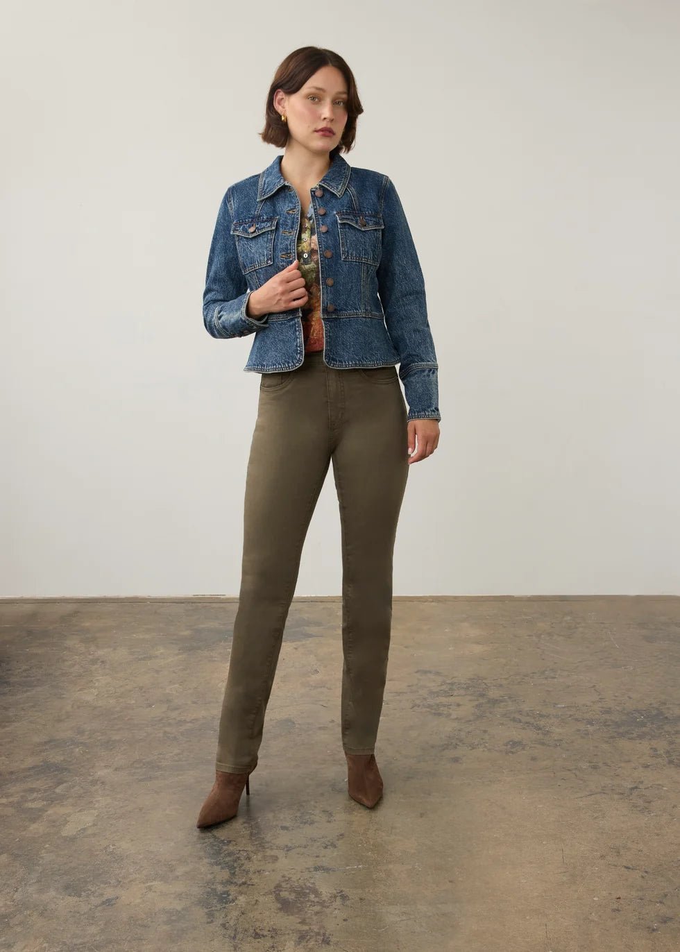 FDJ Utility Jacket | Medium Blue - Juli's Wearable Art