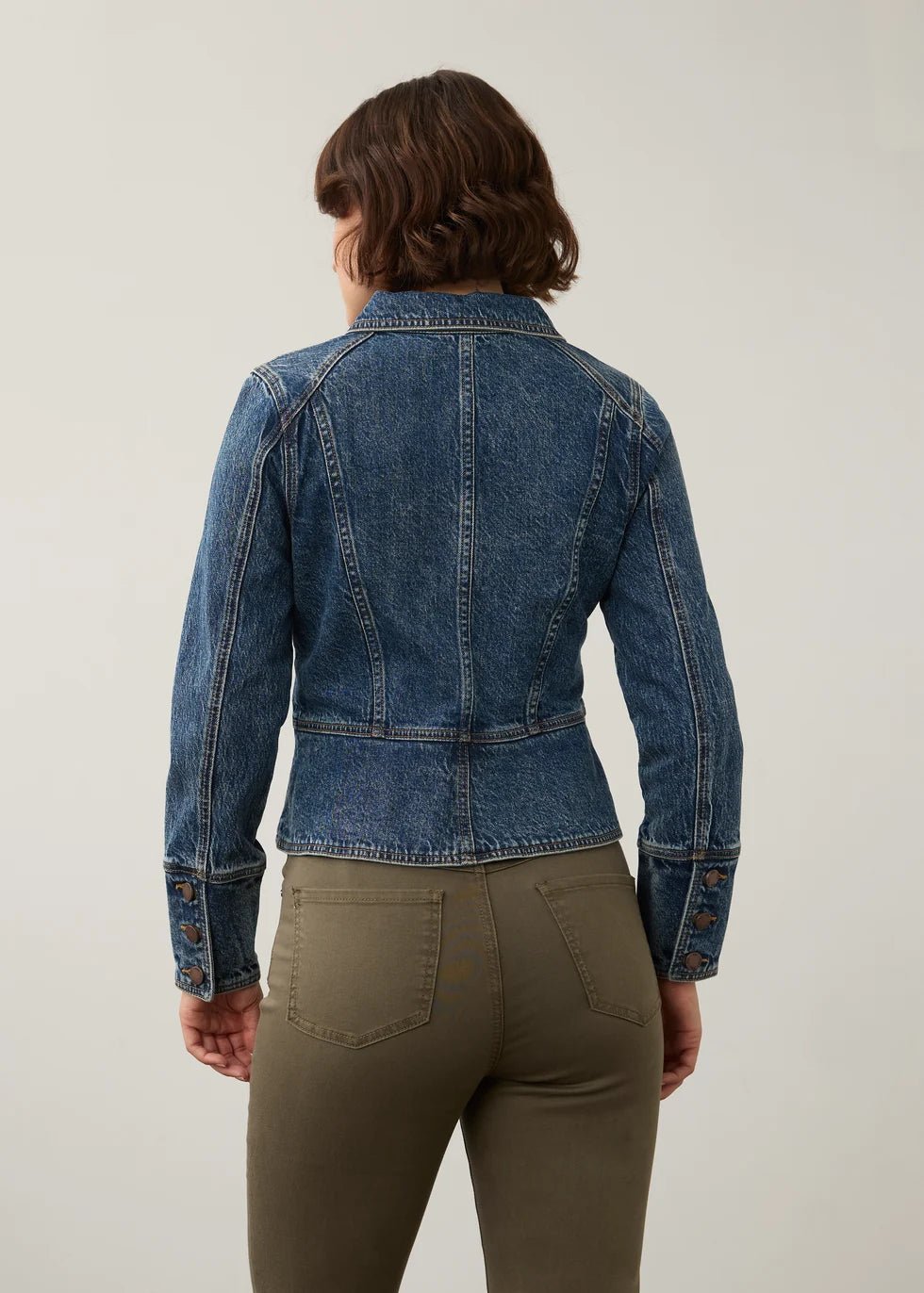FDJ Utility Jacket | Medium Blue - Juli's Wearable Art