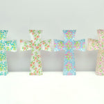 Floral Acrylic Table Crosses - Juli's Wearable Art