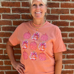Fun Disco Pumpkin Graphic Orange Tee - Hello Fall! - Juli's Wearable Art