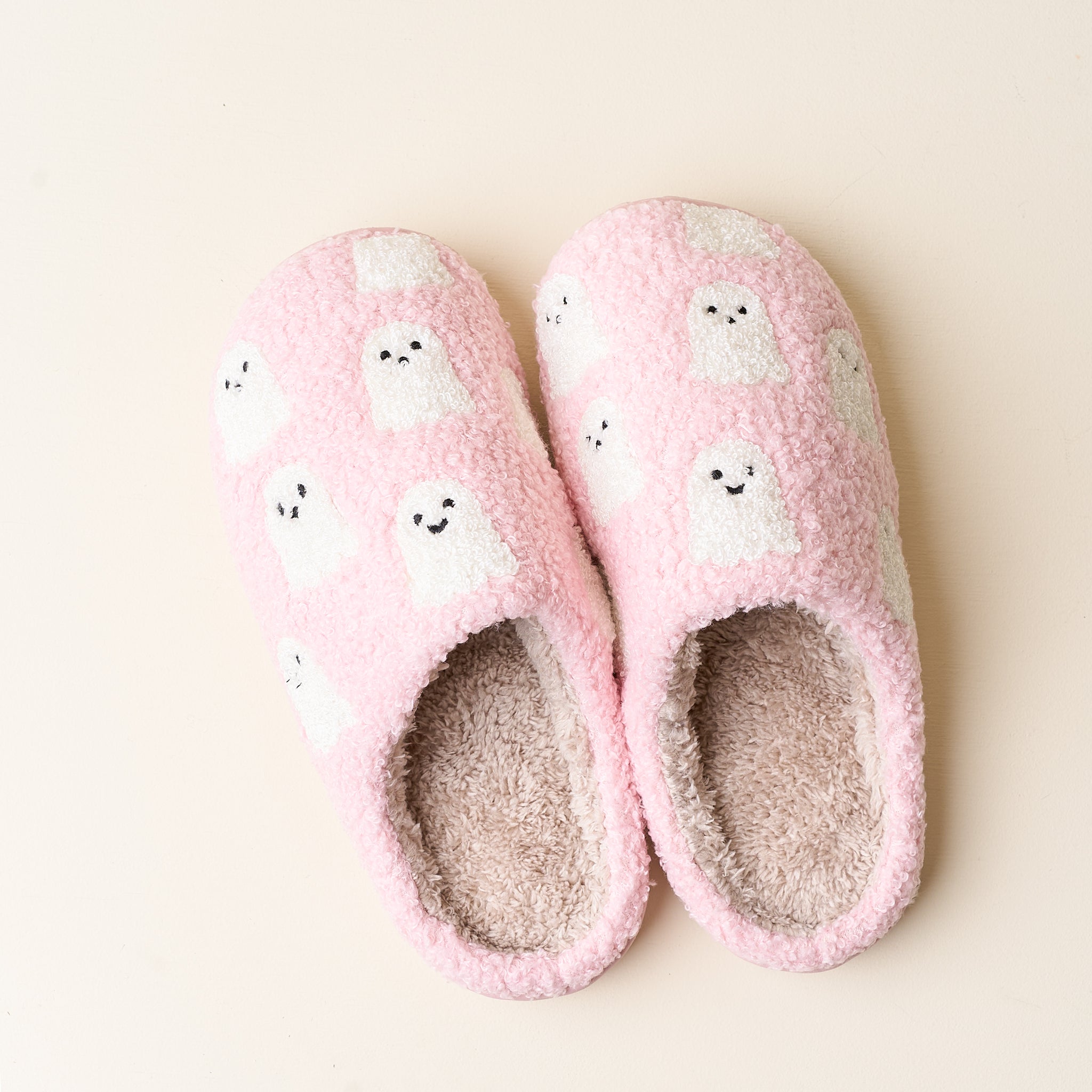 Fuzzy Slippers - Ghost Party - Juli's Wearable Art