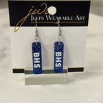 Game Day Local School Stick Earrings - Juli's Wearable Art