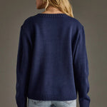 Game Day Sweater | Navy - Juli's Wearable Art