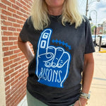 Gameday Foam Finger Tee | Go Bisons - Juli's Wearable Art