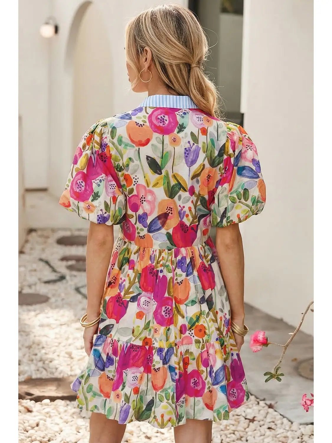 Garden Party Patchwork Dress - Juli's Wearable Art