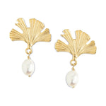 Ginkgo Drop Earrings - Juli's Wearable Art