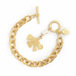Ginkgo Toggle Bracelet - Juli's Wearable Art