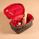 Glam & Go Quilted Cosmetic Bag | A Merry Moment - Juli's Wearable Art