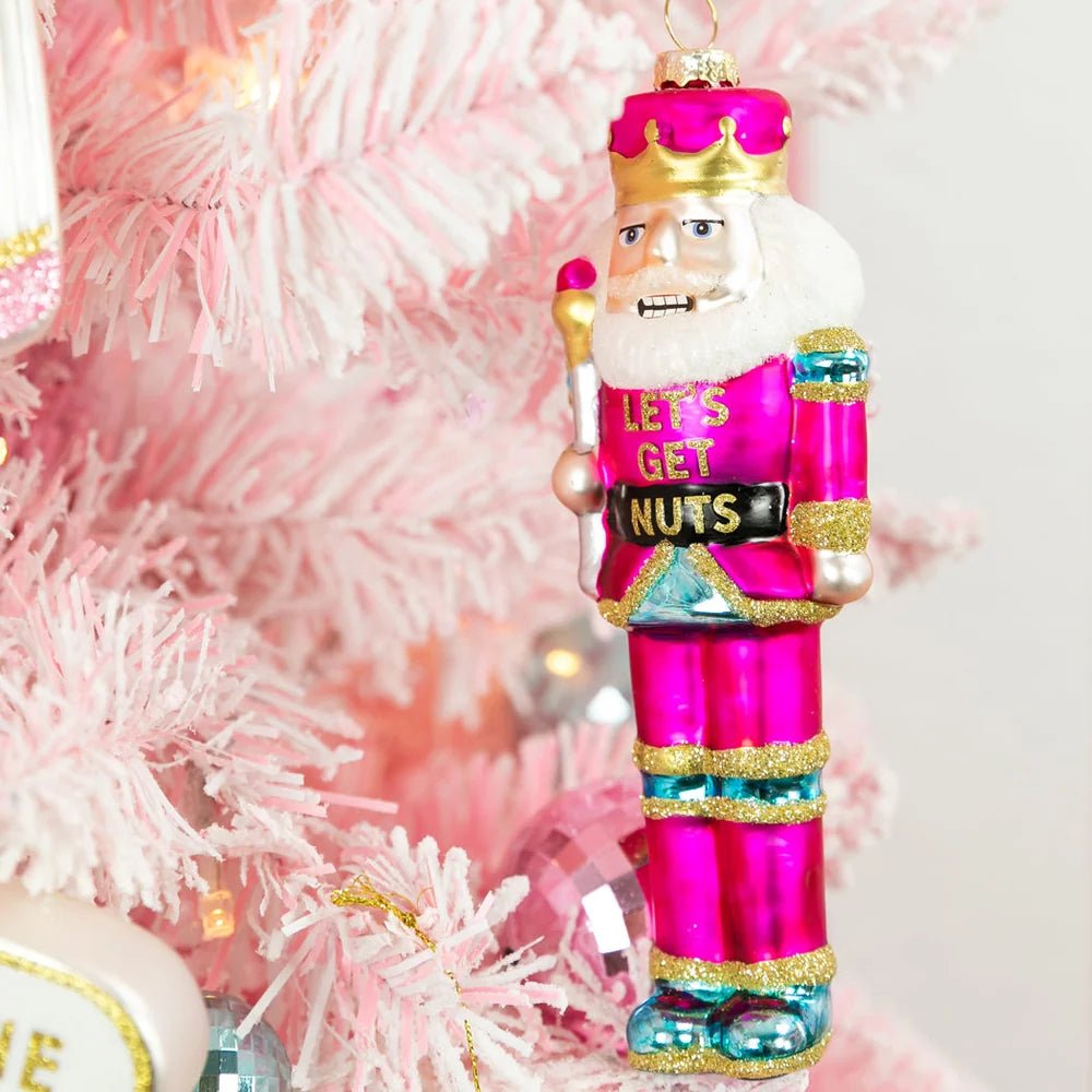 Glass Blown Holiday Ornament | Let's Get Nuts | Nutcracker