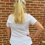 Go Blue! Bedford High School Soccer Cheer Ladies T-Shirt - Juli's Wearable Art