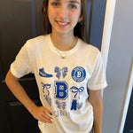Go Blue! Bedford High School Wrestling Cheer Ladies T-Shirt - Juli's Wearable Art