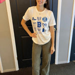 Go Blue! Bedford High School Wrestling Cheer Ladies T-Shirt - Juli's Wearable Art