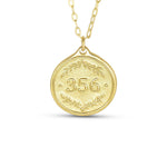 Gold Necklace | Proverbs 3:5 - 6 Pendant - Juli's Wearable Art