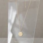 Gold Necklace | Psalm 46:10 Pendant - Juli's Wearable Art