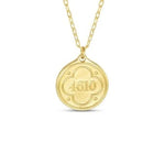 Gold Necklace | Psalm 46:10 Pendant - Juli's Wearable Art