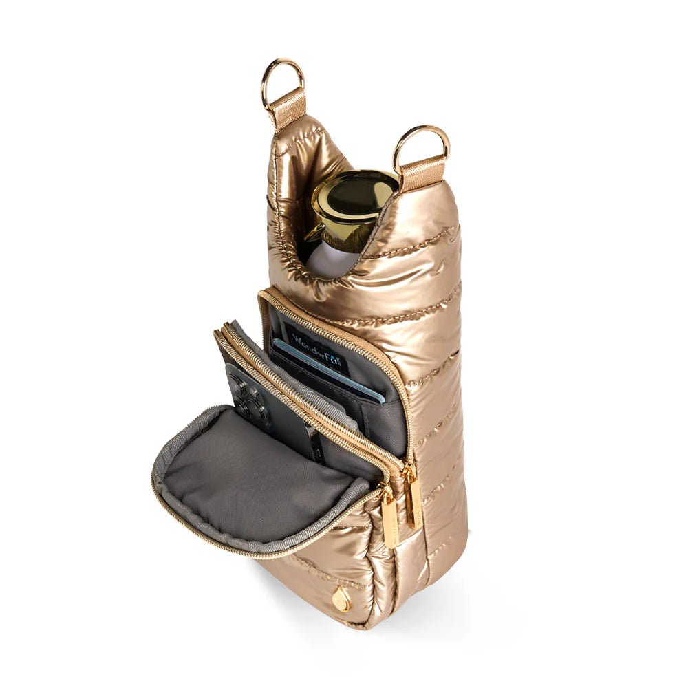 Gold Shiny HydroBag® with Solid Matching Strap - Juli's Wearable Art