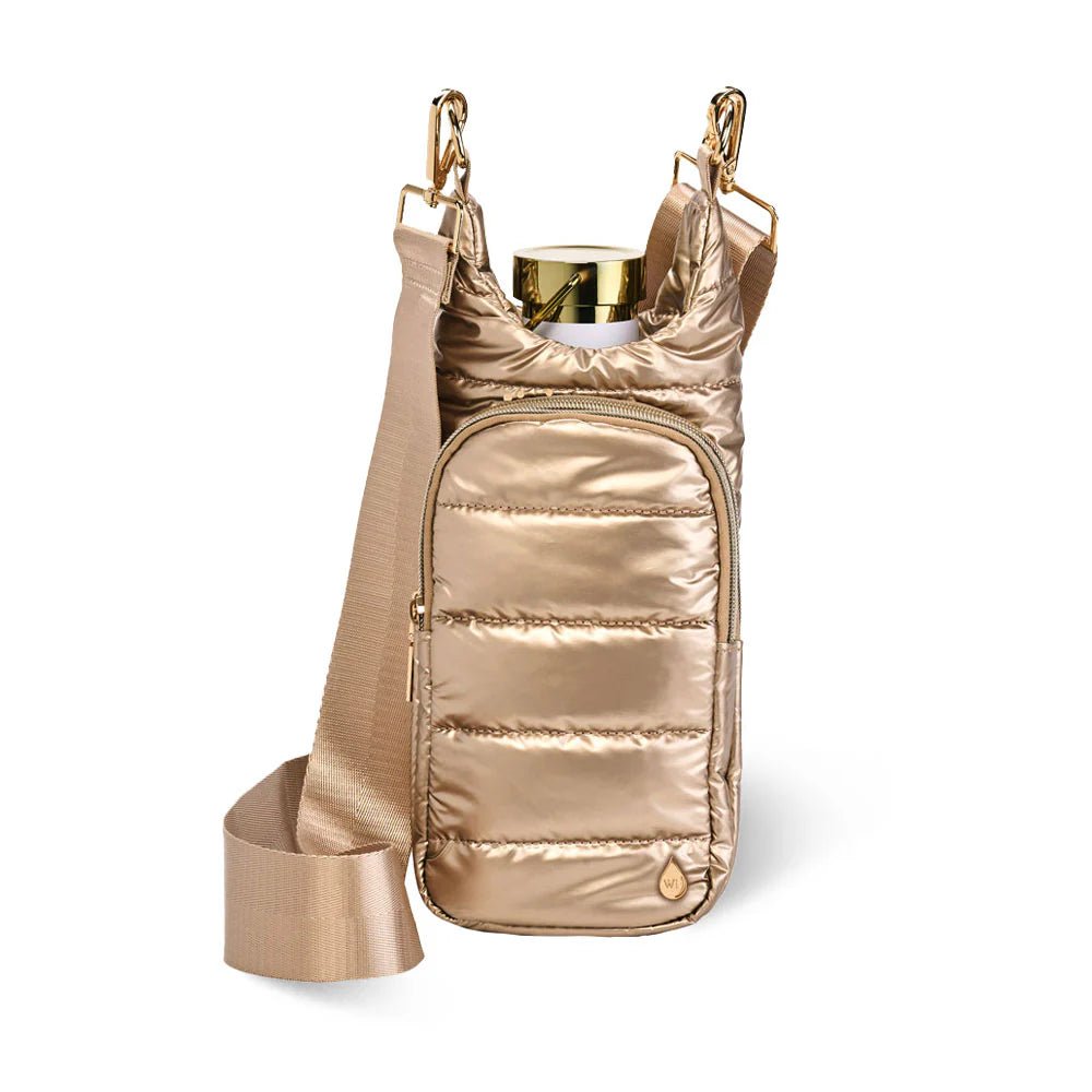 Gold Shiny HydroBag® with Solid Matching Strap - Juli's Wearable Art