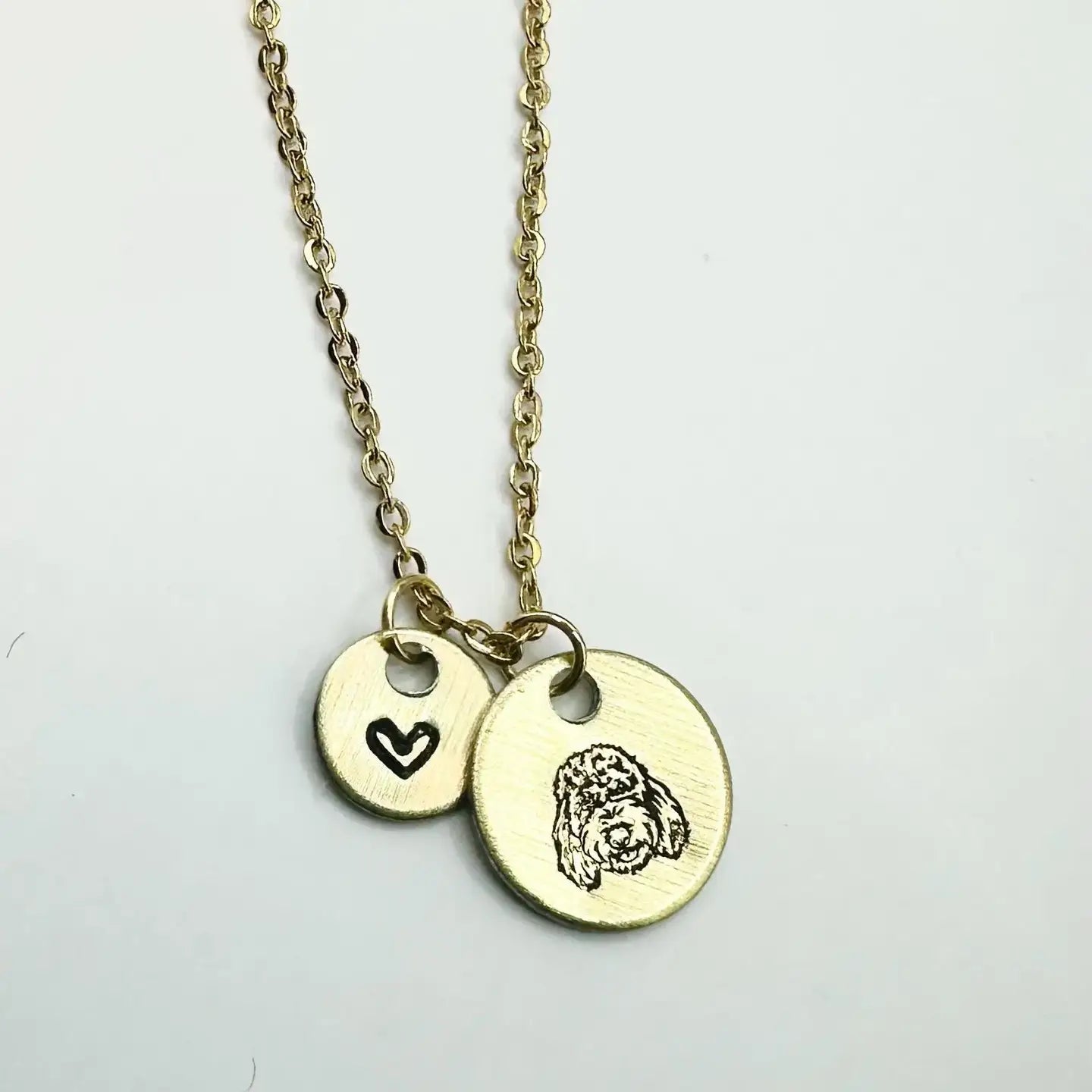 Golden Doodle Necklace | Gold