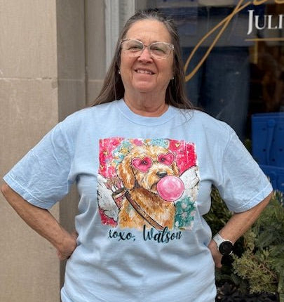 Goldendoodle Cupid Tee - Juli's Wearable Art