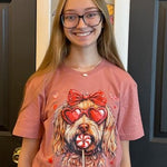 Goldendoodle "XOXO Willow" Valentine's Tee - Juli's Wearable Art