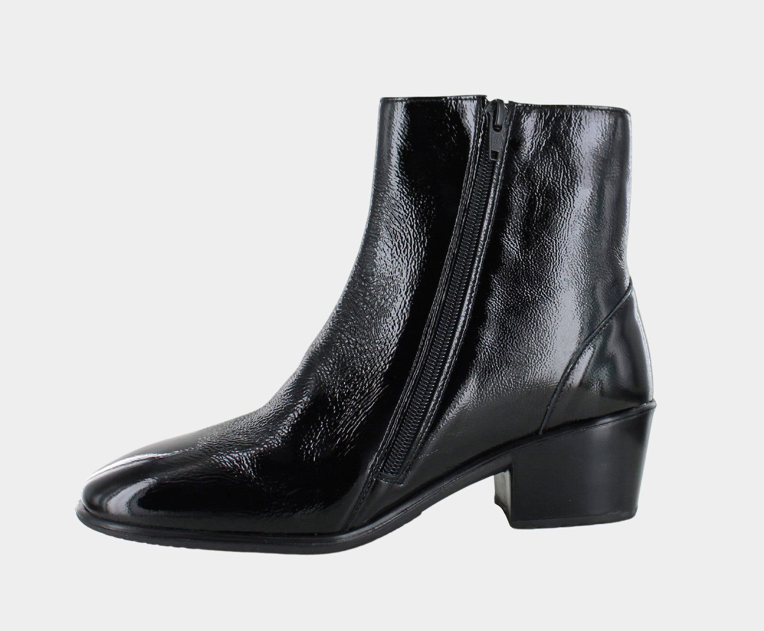 NAOT Goodie - Black Crinkle Patent Leather