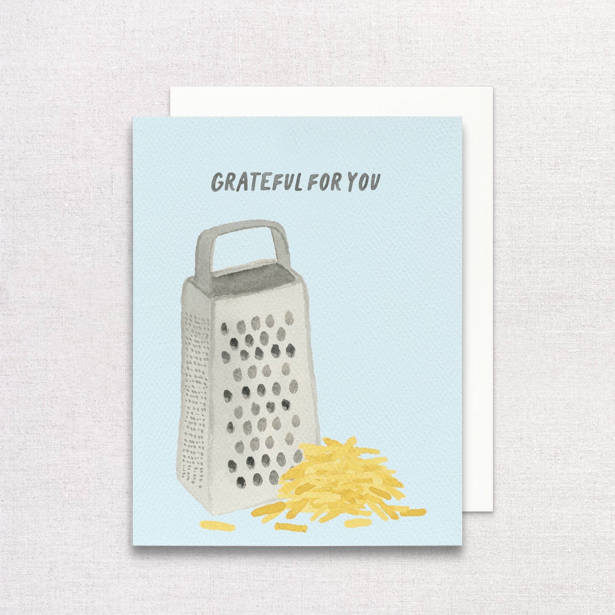 Grateful For You Greeting Card | Funny Thank You Card - Juli's Wearable Art