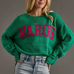 Green "Margs" Lightweight Sweater - Juli's Wearable Art