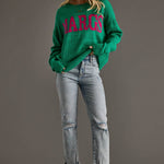 Green "Margs" Lightweight Sweater - Juli's Wearable Art