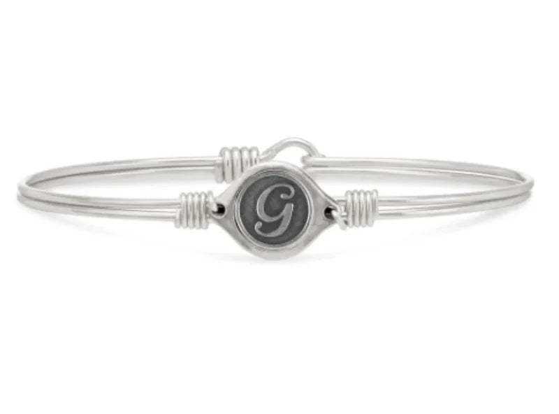Luca & Danni "Leave Your Stamp" Initial Bangle Bracelets