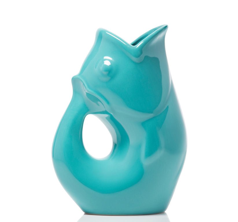 GurglePot – Original Stoneware Pitcher | Whimsical Gurgling Fish Jug - Juli's Wearable Art