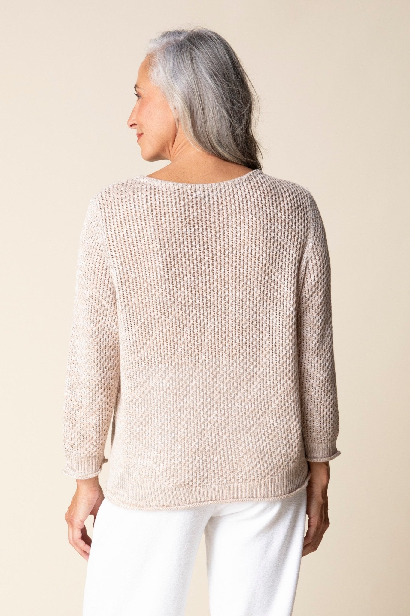 Habitat Coastal Crochet Pullover | Willow - Juli's Wearable Art