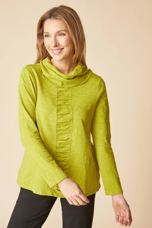 Habitat Cotton Pebble Ruched Panel Cowl | Lentil
