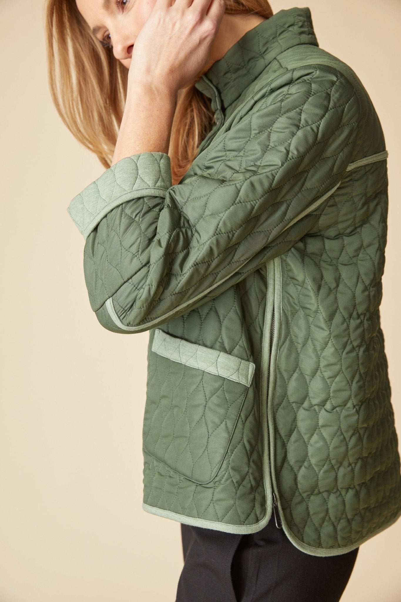 Habitat Double Faced Quilts Urban Jacket | Fern