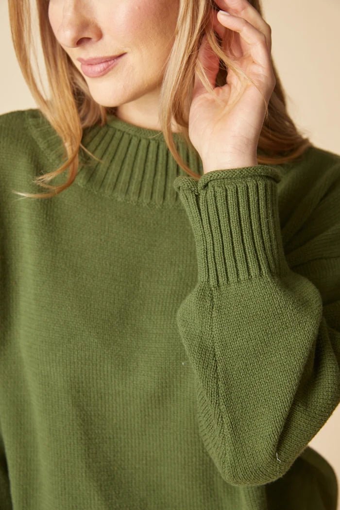 Habitat Fireside Cozy Cabin Sweater | Fern - Juli's Wearable Art