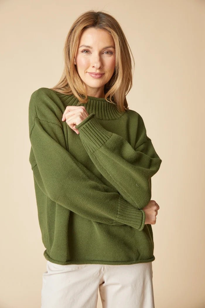 Habitat Fireside Cozy Cabin Sweater | Fern - Juli's Wearable Art