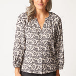 Habitat Floral Jacquard Romance Shirt – Dove - Juli's Wearable Art