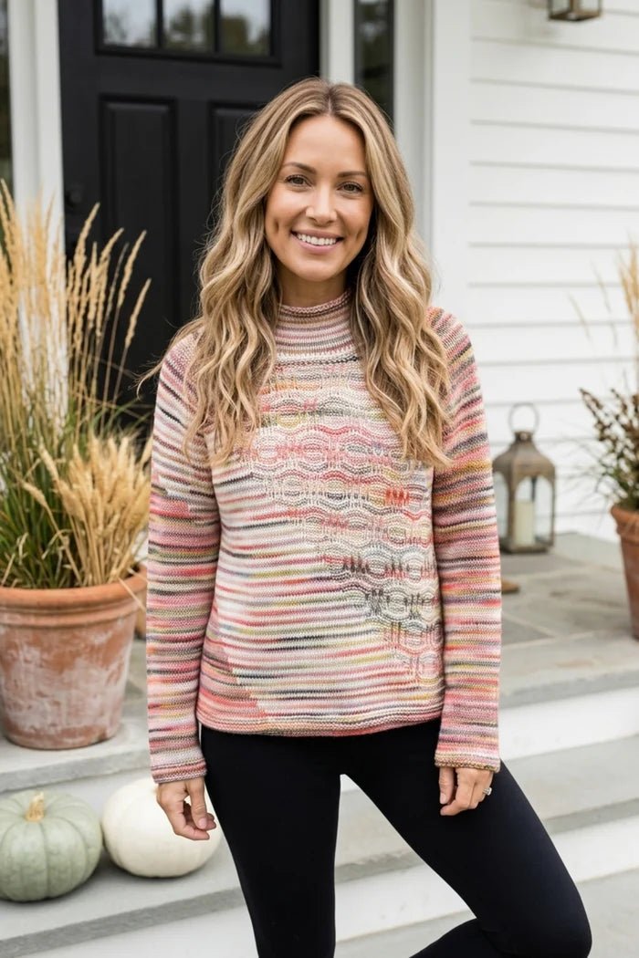 Habitat Highland Hues Sweater | Wineberry - Juli's Wearable Art