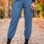 Habitat Jackson Jogger Pant | Medium Denim - Juli's Wearable Art