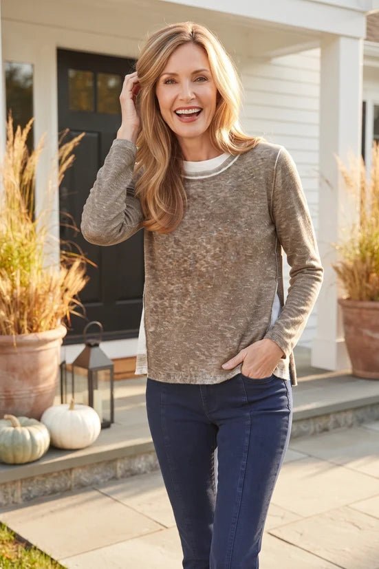 Habitat Layer-It Sweater | Umber - Juli's Wearable Art