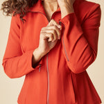 Habitat Luxe Ponte Solid Madison Jacket | Sienna - Juli's Wearable Art