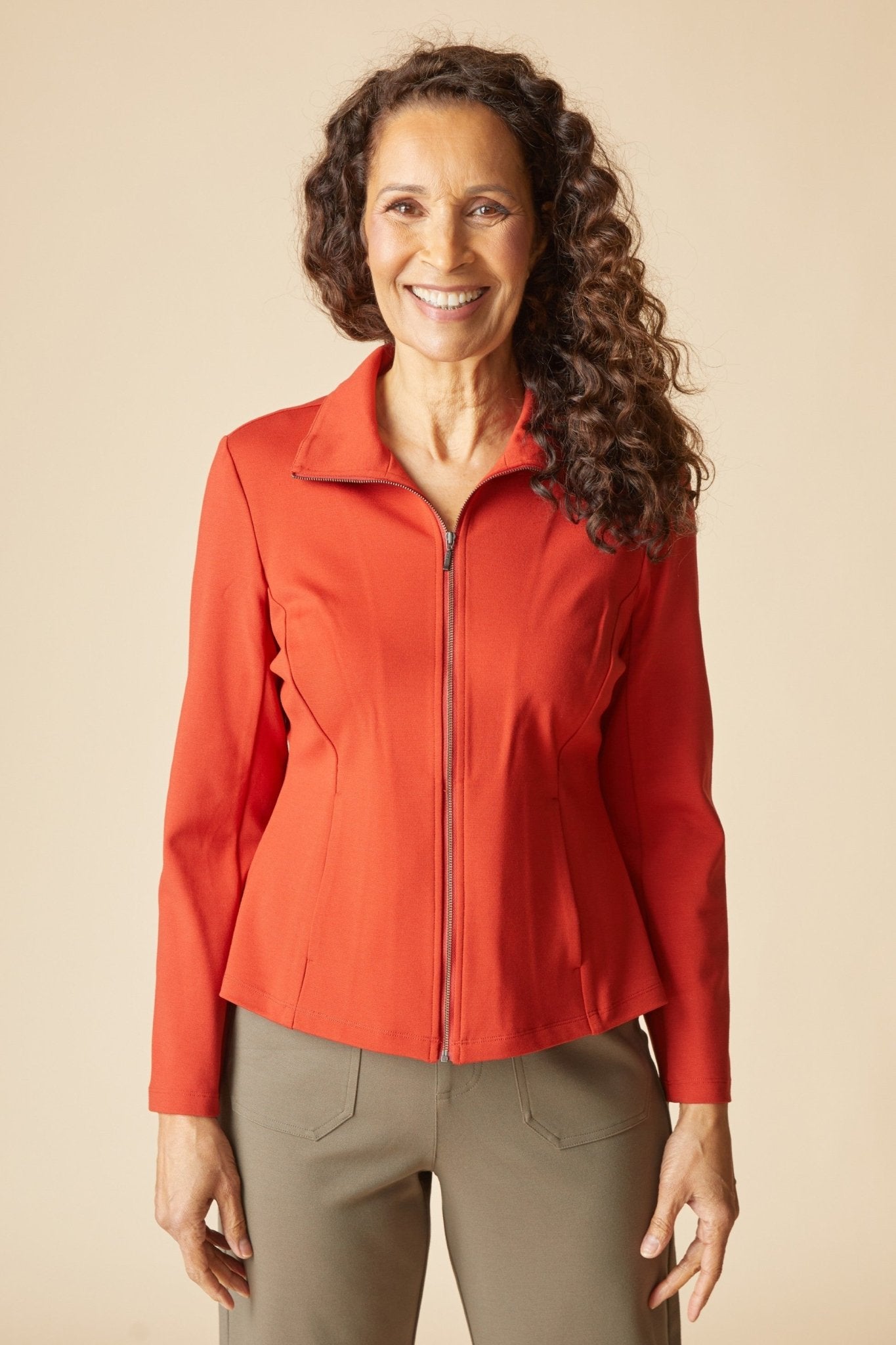Habitat Luxe Ponte Solid Madison Jacket | Sienna
